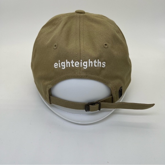 Plug Dad Hat Khaki with Large White Lettering SnapBack Yupoong Hat New - Picture 2 of 2